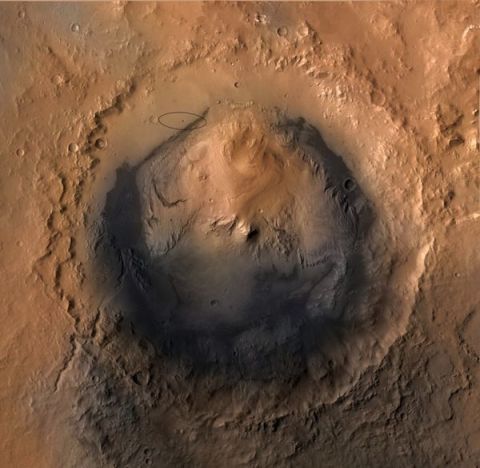gale crater mars