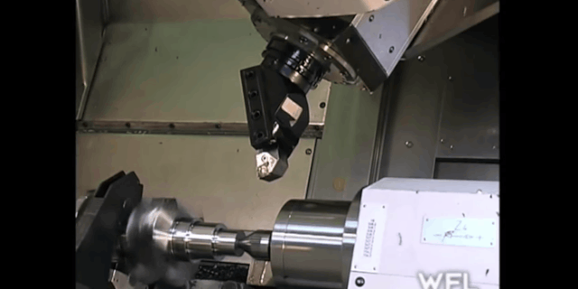 Watch An Enormous Automated Lathe Carve Out a Massive Crankshaft