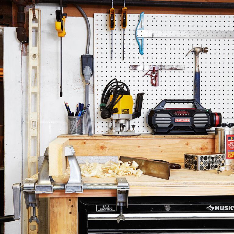 How to Turn Your Messy Garage Into a Clean, Charming Workroom