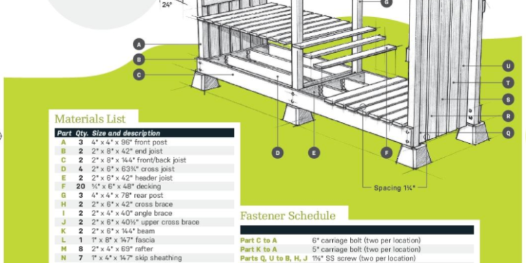 Firewood Shed Plans