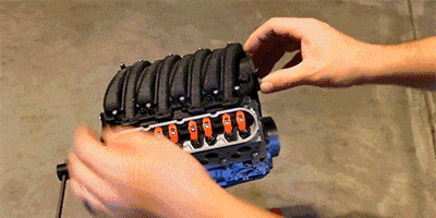 This 3D-Printed V8 Engine Works Just Like the Real Thing