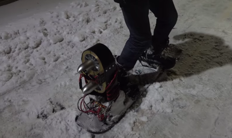jet powered snowboard