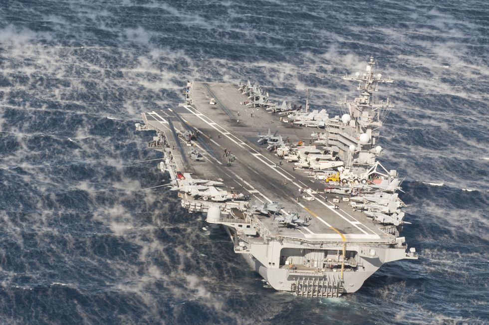 Why Aircraft Carriers Have an Angled Runway