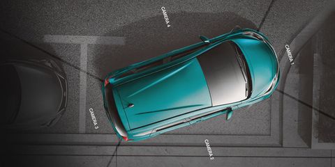 <p>        Federal law mandates backup cameras as standard by the 2019 model year. But what's happening to the front, sides, and corners of your car? Many automakers employ 360-degree visuals by merging multiple camera views into a "bird's-eye" perspective that makes parking in tight spots an absolute breeze. Some even let you control the angles as if you were outside walking around the car.</p>