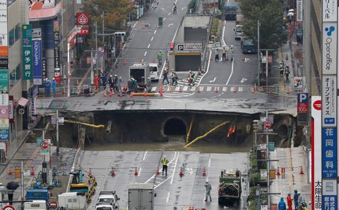 'Sinkhole' di Sukabumi