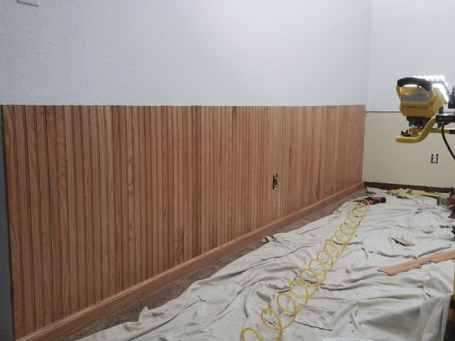 How to Install Bead-Board Wainscoting