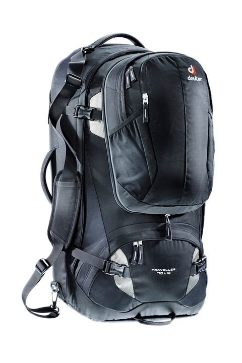 <p><strong data-redactor-tag="strong"><i data-redactor-tag="i">$289 <a href="http://www.backcountry.com/deuter-traveler-70-10-backpack-4272cu-in" data-tracking-id="recirc-text-link" target="_blank" class="slide-buy--button">BUY NOW</a></i></strong><br></p><p>If you're prone to an excessively sweaty back when carrying a big pack, Deuter's Aircontact system will be a breath of fresh air (literally), as it increases air flow through the padded back panels. A&nbsp;nifty 10-liter pack zips on and off for&nbsp;day use. The hip straps and X-shaped internal frame distribute weight more evenly, too, so you won't be limping from lugging a week's worth of gear.</p>