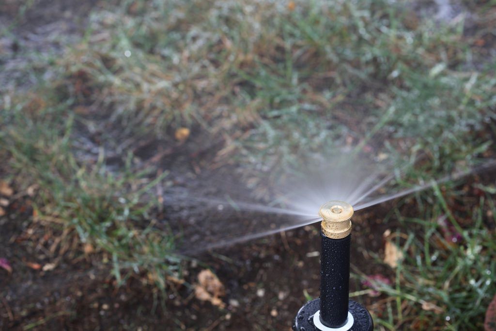 Easy Install In Ground Automatic Sprinkler System Black Sprinkler