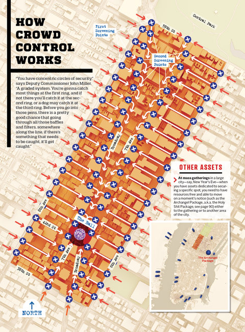 How the NYPD Secures Times Square on New Year's Eve