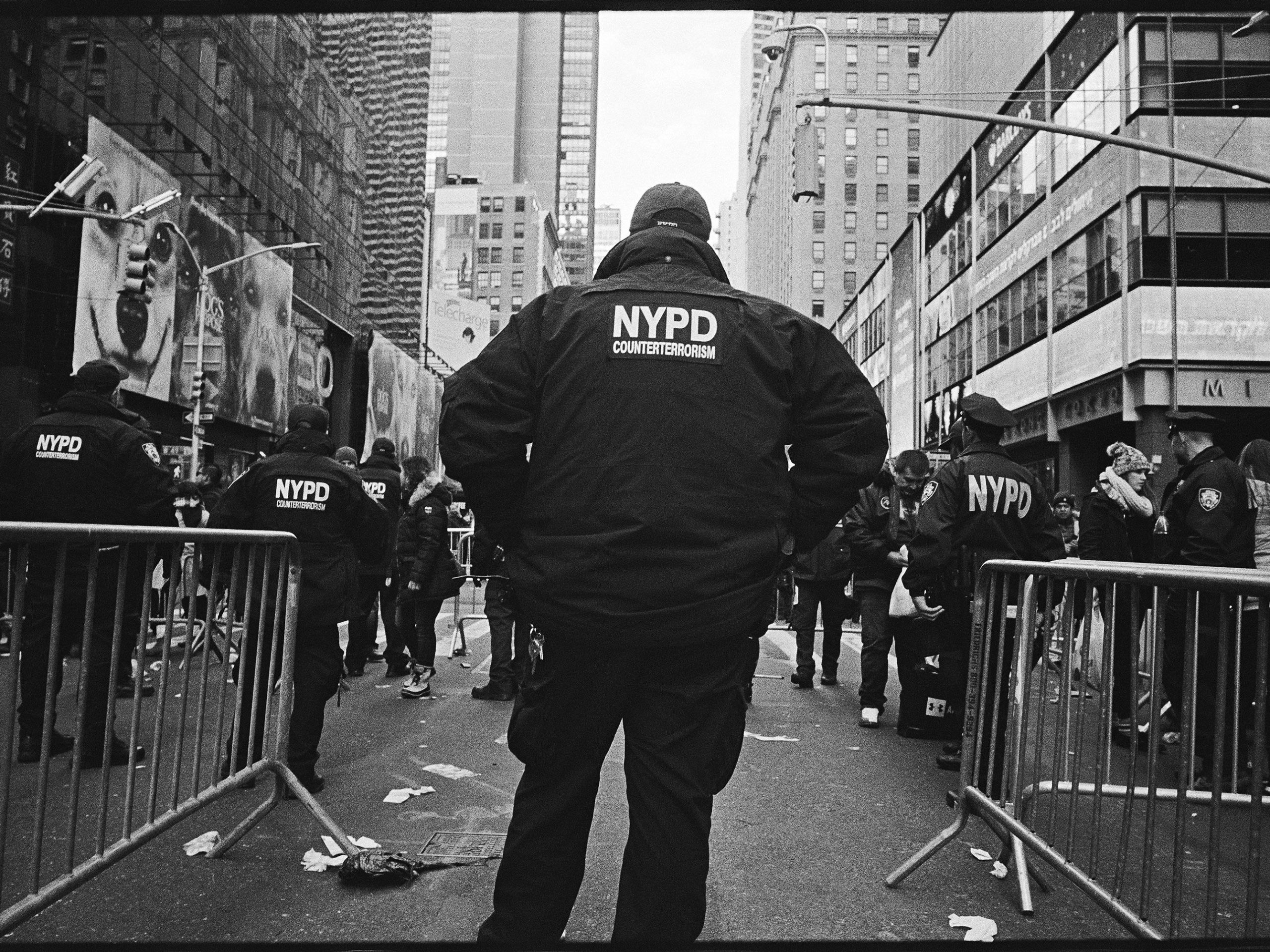 How the NYPD Secures Times Square on New Year's Eve