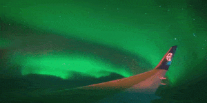 Green, Aurora, Sky, Atmosphere, Animation, Geological phenomenon, Space, Illustration, 