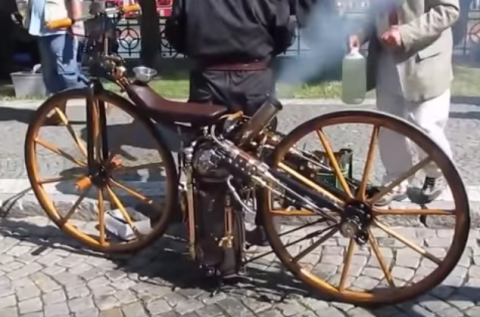 Roper steam velocipede