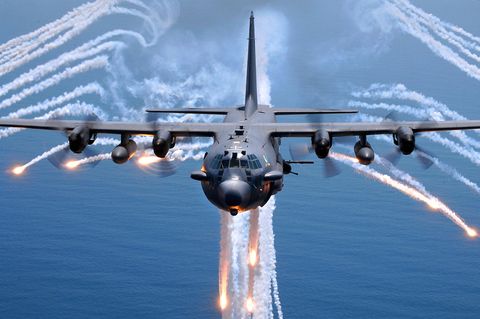 Aircraft, Vehicle, Airplane, Aviation, Lockheed ac-130, Aerospace manufacturer, Military aircraft, Aerospace engineering, Propeller-driven aircraft, Air force, 