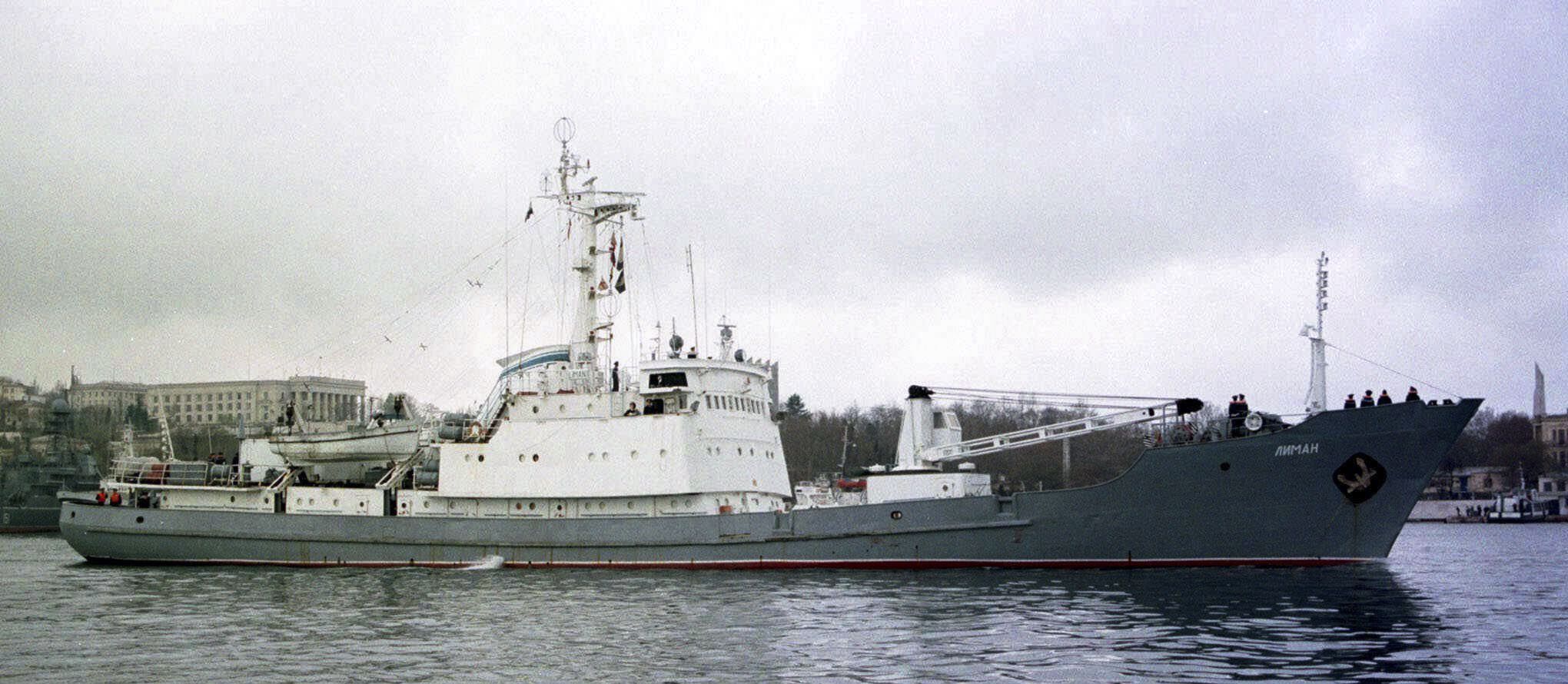 Russian Military Ship Sinks After Collision With A Freighter