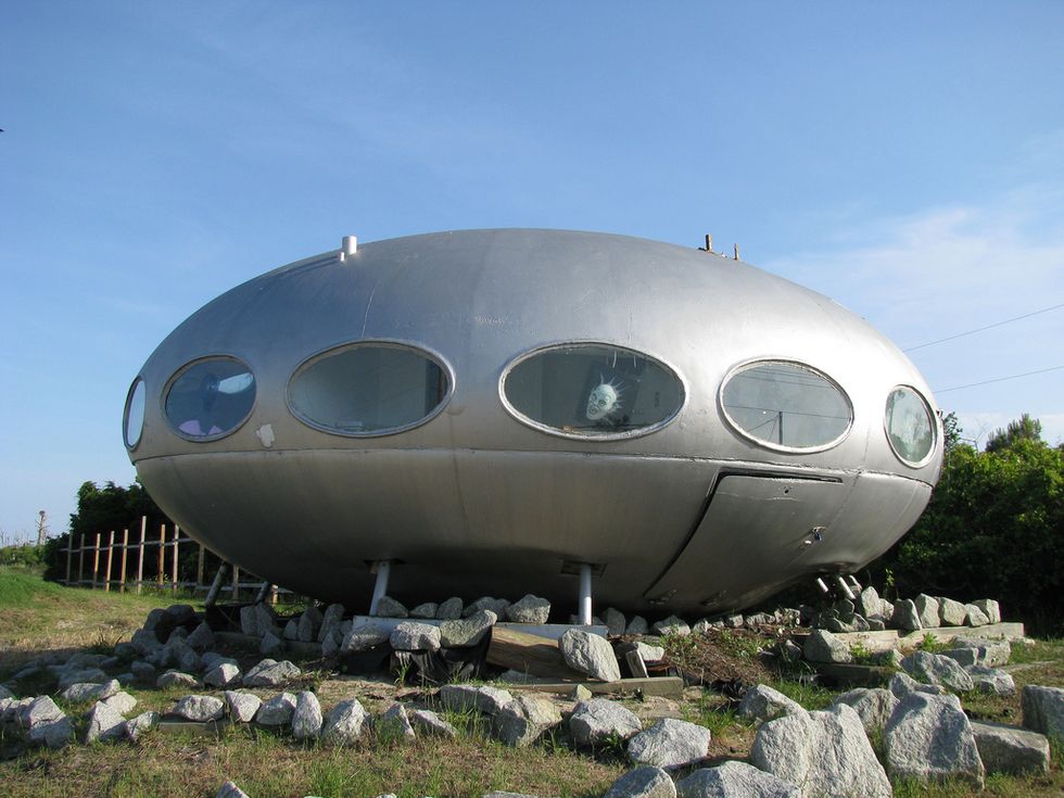 <p>In the 1960s, you didn't just have the chance to see UFOs in the sky — for the right price, you could live in one. The so-called <a href="http://www.thefuturohouse.com/" data-tracking-id="recirc-text-link">Futuro Houses</a>&nbsp;were a Finnish design meant to embrace modernity, but instead were regarding as something more of an eye sore. A few of them still exist today. <a href="http://www.atlasobscura.com/articles/a-map-of-the-last-remaining-flying-saucer-homes" data-tracking-id="recirc-text-link">Atlas Obscura</a> has a map of the homes that still exist today&nbsp;and&nbsp;some remain&nbsp;in better shape than others.&nbsp;</p>