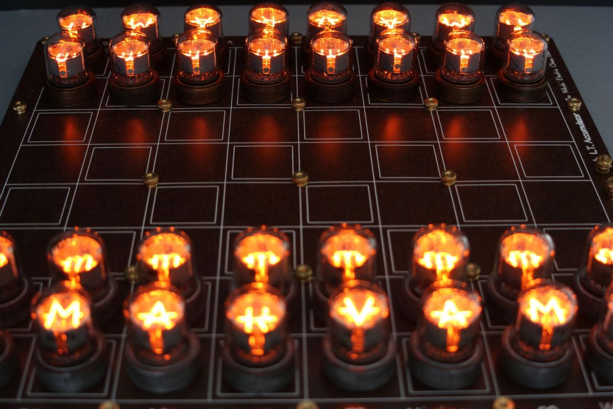 first nixie chess set