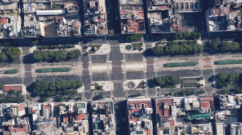 <p>With a 50-year construction timeline, the 9 de Julio Avenue's 12 lanes of traffic and manicured medians opened as the world's widest street&nbsp;in the 1980s. For tourists interested in Buenos Aire's landmarks such as the Obelisk, the Teatro Colon or the statue of Don Quixote, they'll have plenty of time as it takes three green lights to cross the 300-foot wide street.&nbsp;&nbsp;<span class="redactor-invisible-space" data-verified="redactor" data-redactor-tag="span" data-redactor-class="redactor-invisible-space"></span></p>