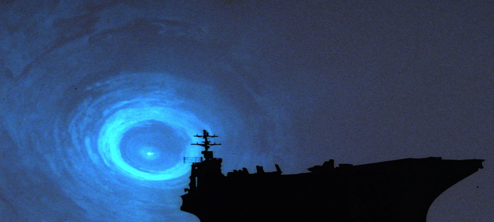 best time travel movies sky, blue, atmosphere, darkness, space, geological phenomenon, cloud, night, sea, vehicle,