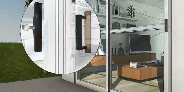 How To Install A Lock On Your Sliding Door How To Install A Lock On Your Sliding Door, Exterior Lock For Sliding Door