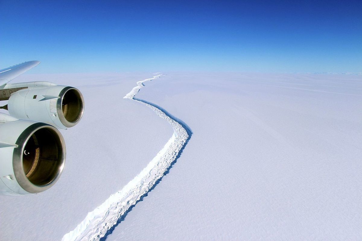 Larsen Ice Shelf Crack