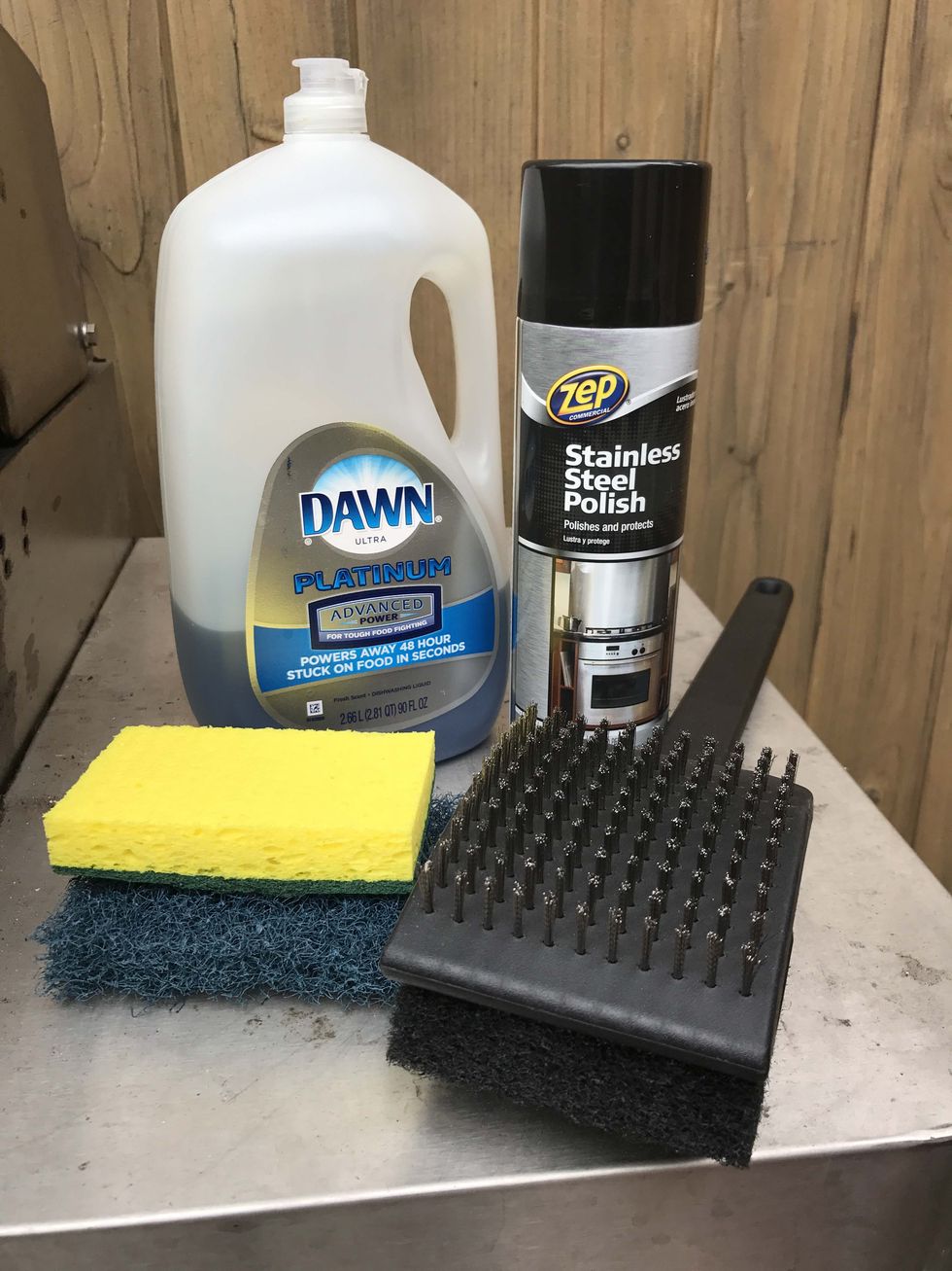 Cleaning Accessories - Industrial Brush - Baked on Food Remover - Electric  Smoker - Smokers and Grills - Drill Brush - BBQ Cleaning Kit - Rust Remover