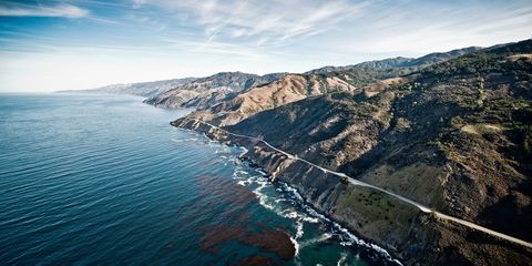 Body of water, Coast, Sea, Water resources, Sky, Natural landscape, Coastal and oceanic landforms, Headland, Promontory, Cliff, 