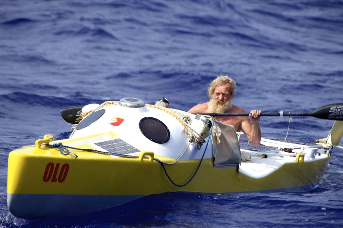 Aleksander Doba In a Kayak