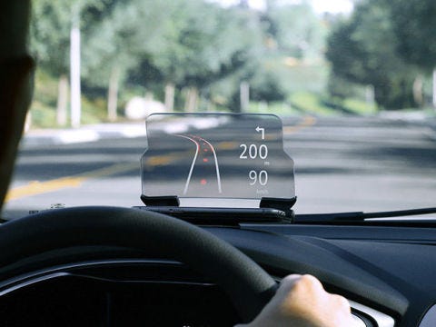 Get This Neat Heads Up Display And Stop Distracted Driving Image
