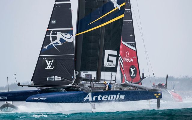 Watch How an America's Cup Yacht Flies on Water