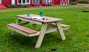 Picnic Table Plans How To Build A Picnic Table