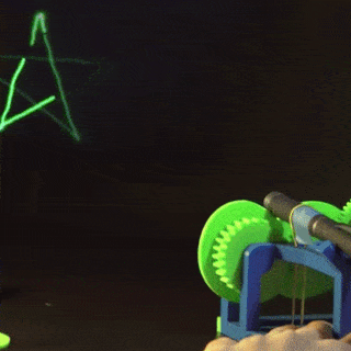 Create Your Own Mechanical Laser Show at Home