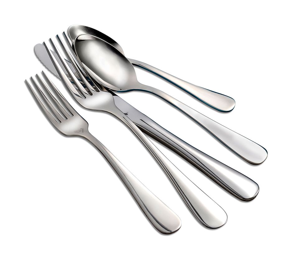 Cutlery, Tableware, Fork, Spoon, Kitchen utensil, Household silver, Tool, Table knife, 