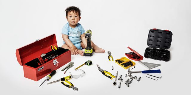 Children's Tool Toy Set Drill Toy Tool Bag Cordless Screwdriver