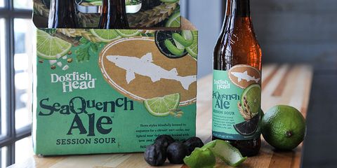 <p><a href="https://www.dogfish.com/brewery/beer/seaquench-ale" data-tracking-id="recirc-text-link">SeaQuench</a> is an impressively built beer. The coastal Delaware operation brews three independently refreshing beers, a kolsch, gose, and Berliner weisse, then blends them together with sea salt, coriander, and black limes.</p>