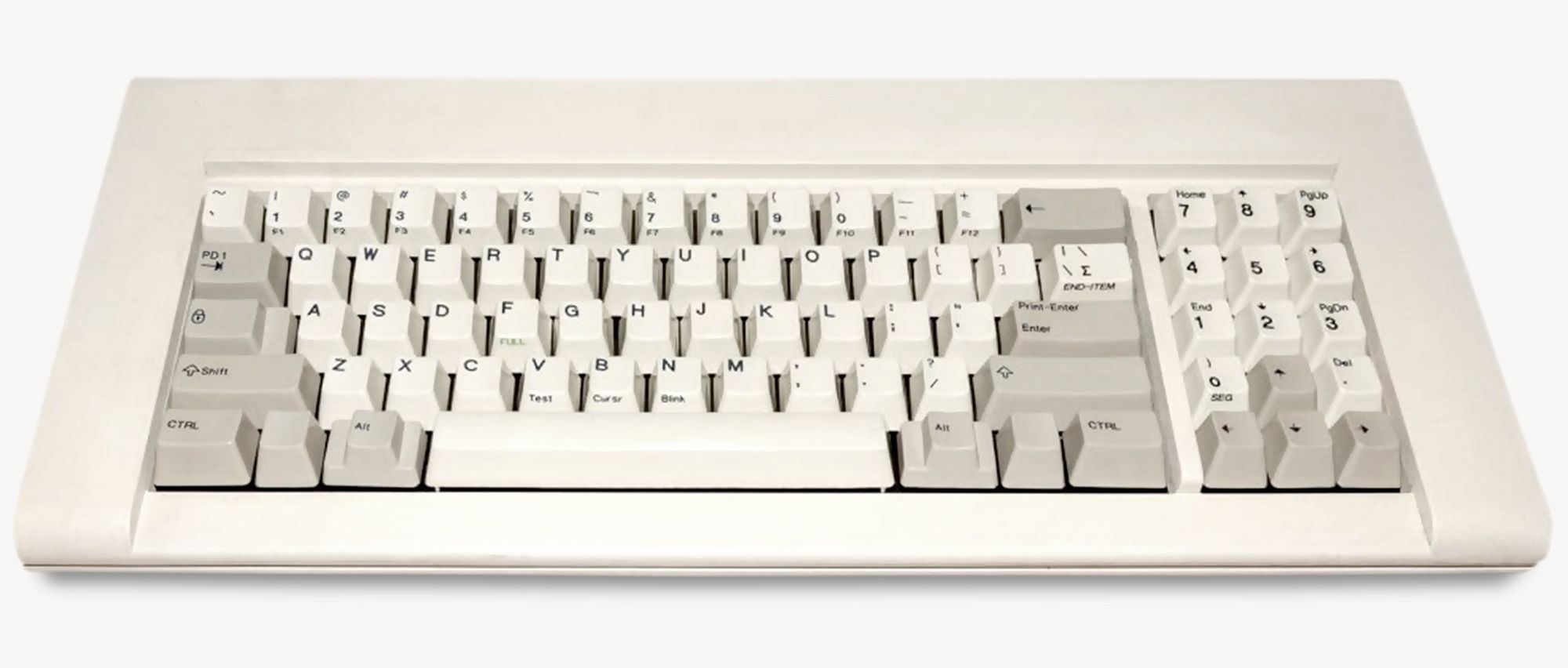 old fashioned computer keyboard