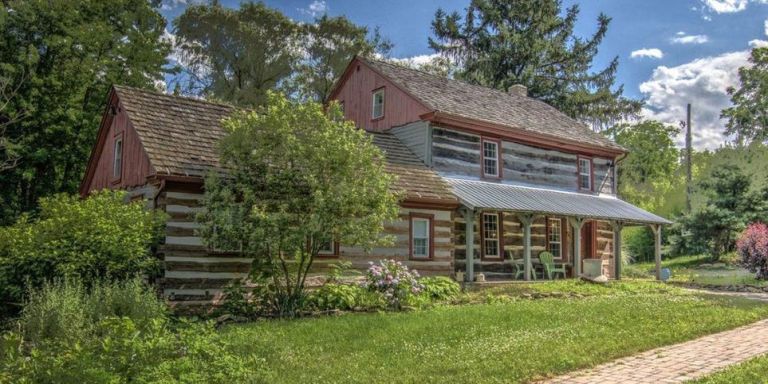 Take a Look Inside This Rustic Dream Log Cabin from 1790