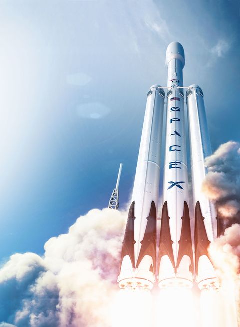 Download Space X Logo On Rocket Images