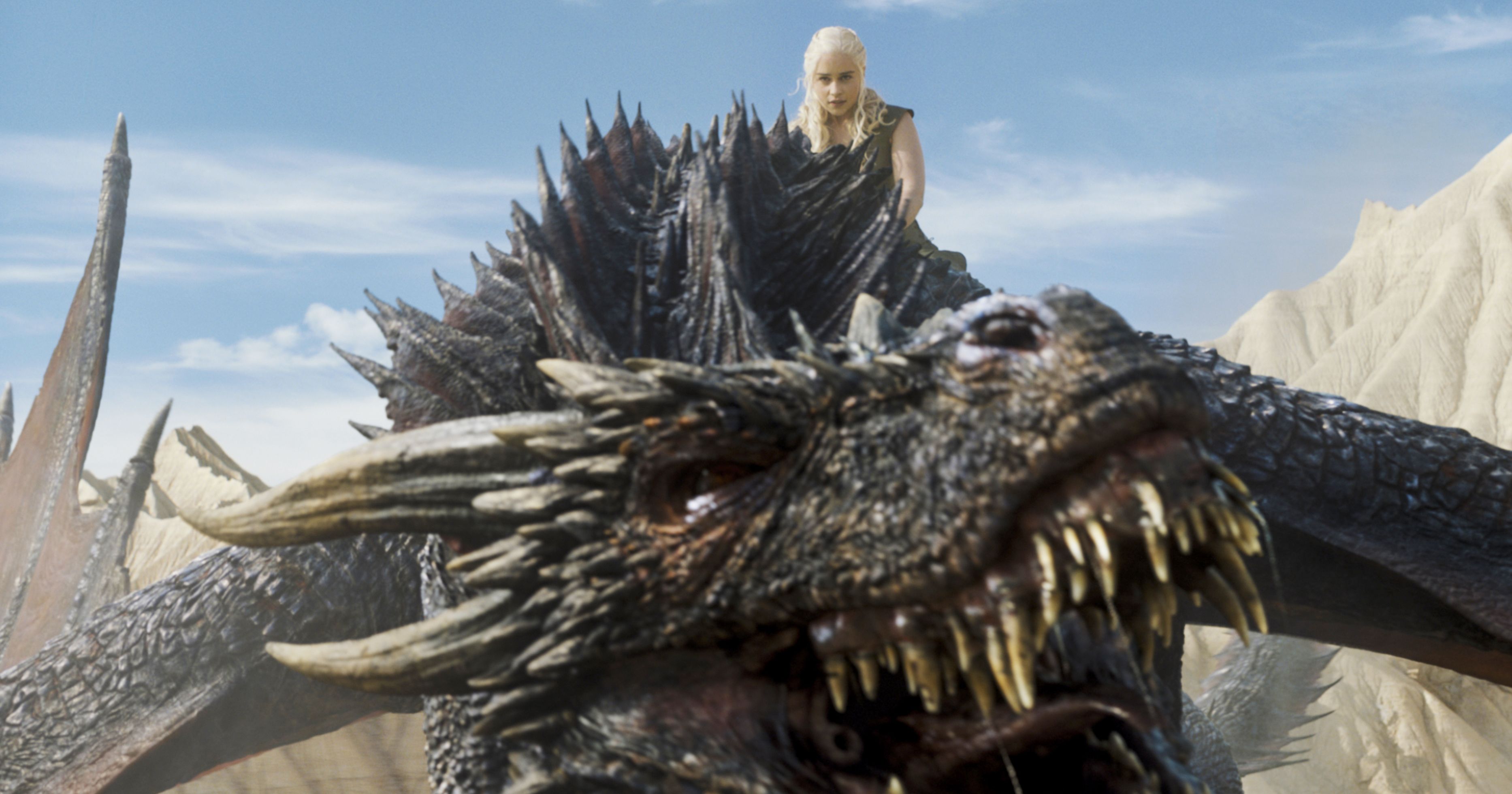 Daenerys with Drogon