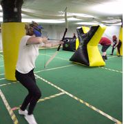 archery tag at indoor extreme sports