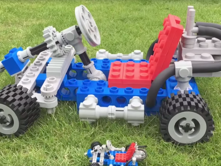Check Out This Giant 3D-Printed Lego Go-Kart