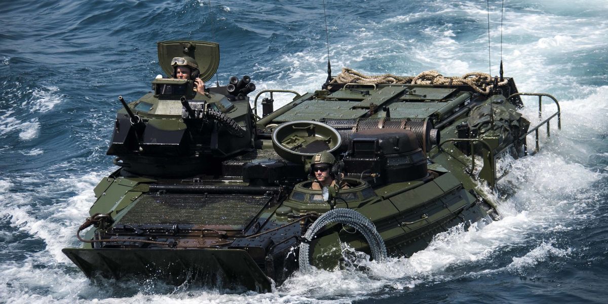 All About the Giant Amphibious Vehicles the Marines Sent to Texas