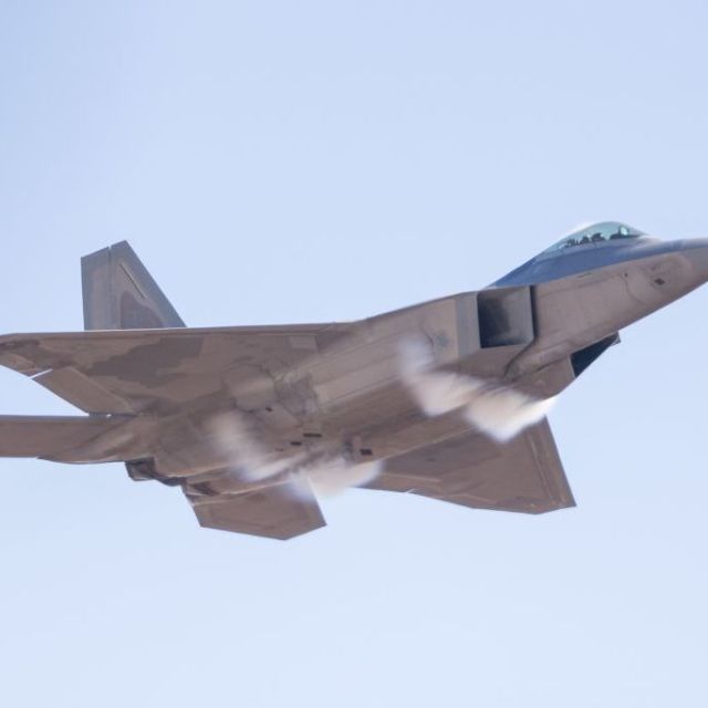 Airplane, Aircraft, Military aircraft, Air force, Fighter aircraft, Lockheed martin f-22 raptor, Vehicle, Aviation, Mcdonnell douglas f-15 eagle, Flight, 