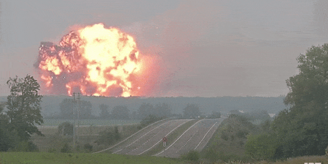Another Ukrainian Ammo Dump Goes Up in Massive Explosion