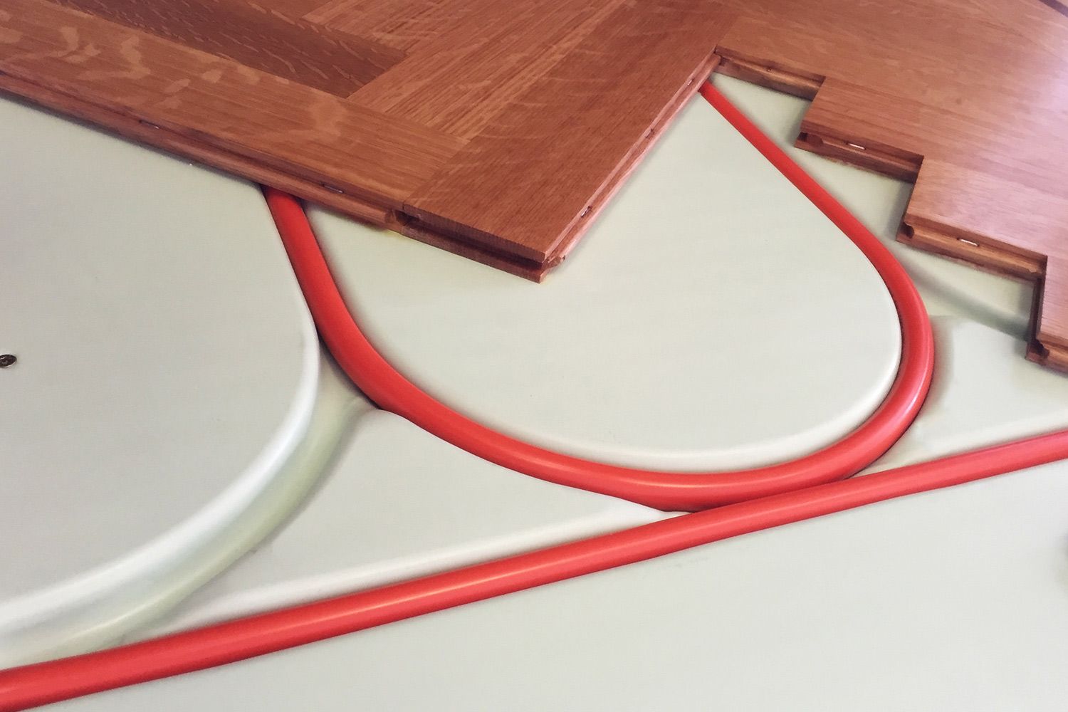 Electric Floor Heating How To Install, Can You Install Engineered Hardwood Over Radiant Heat