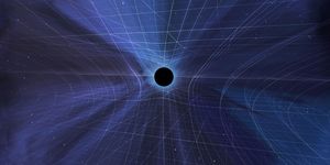 Black Hole Warping Spacetime