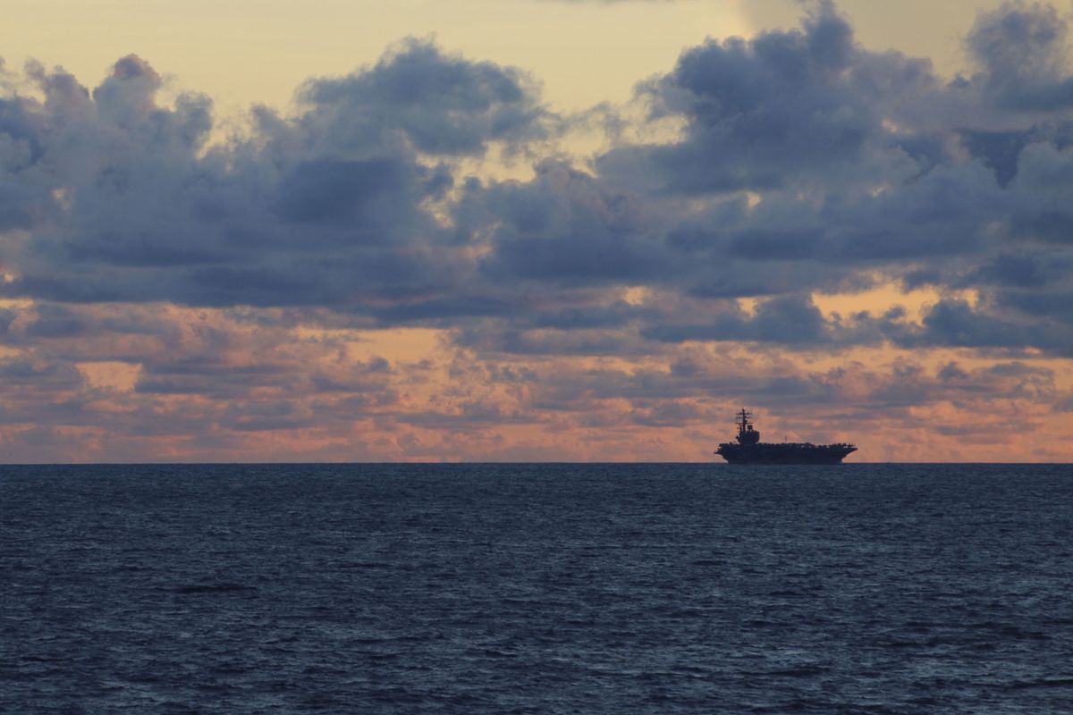 Three Carrier Strike Groups Are Now Operating in the Pacific—Within ...