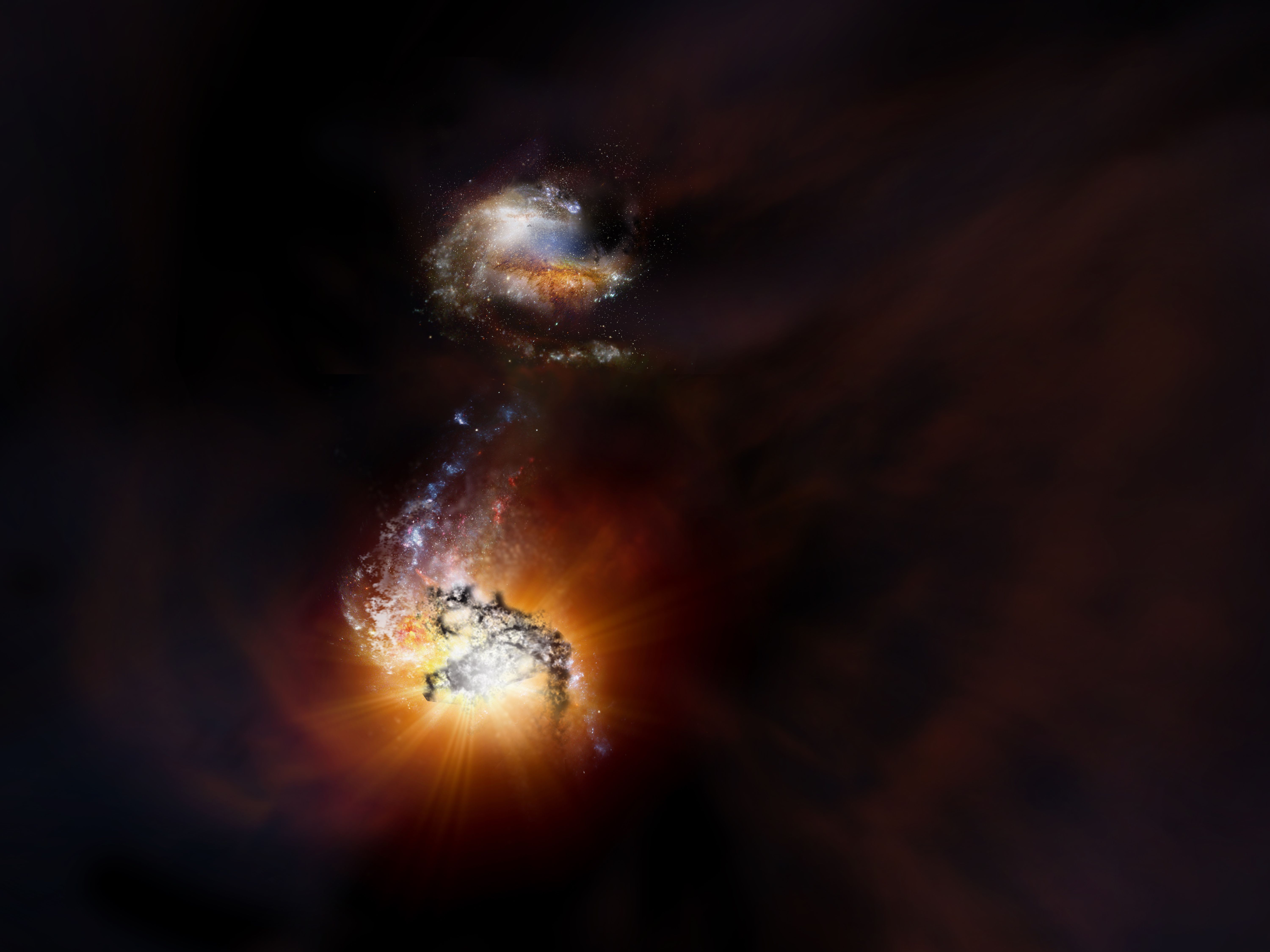 Astronomers Witness The Largest Galaxy Collision Ever Discovered