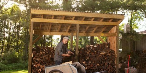 How to Build a Firewood Shed