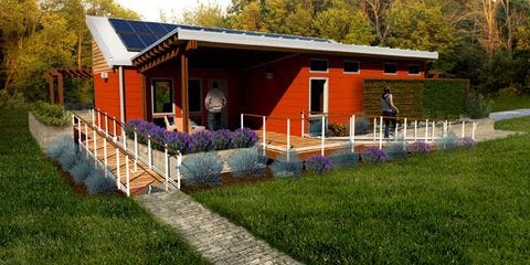 what s inside the solar powered house of the future