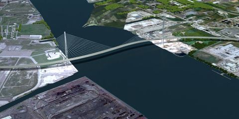 The Monumental New US-to-Canada Bridge - Detroit 2025